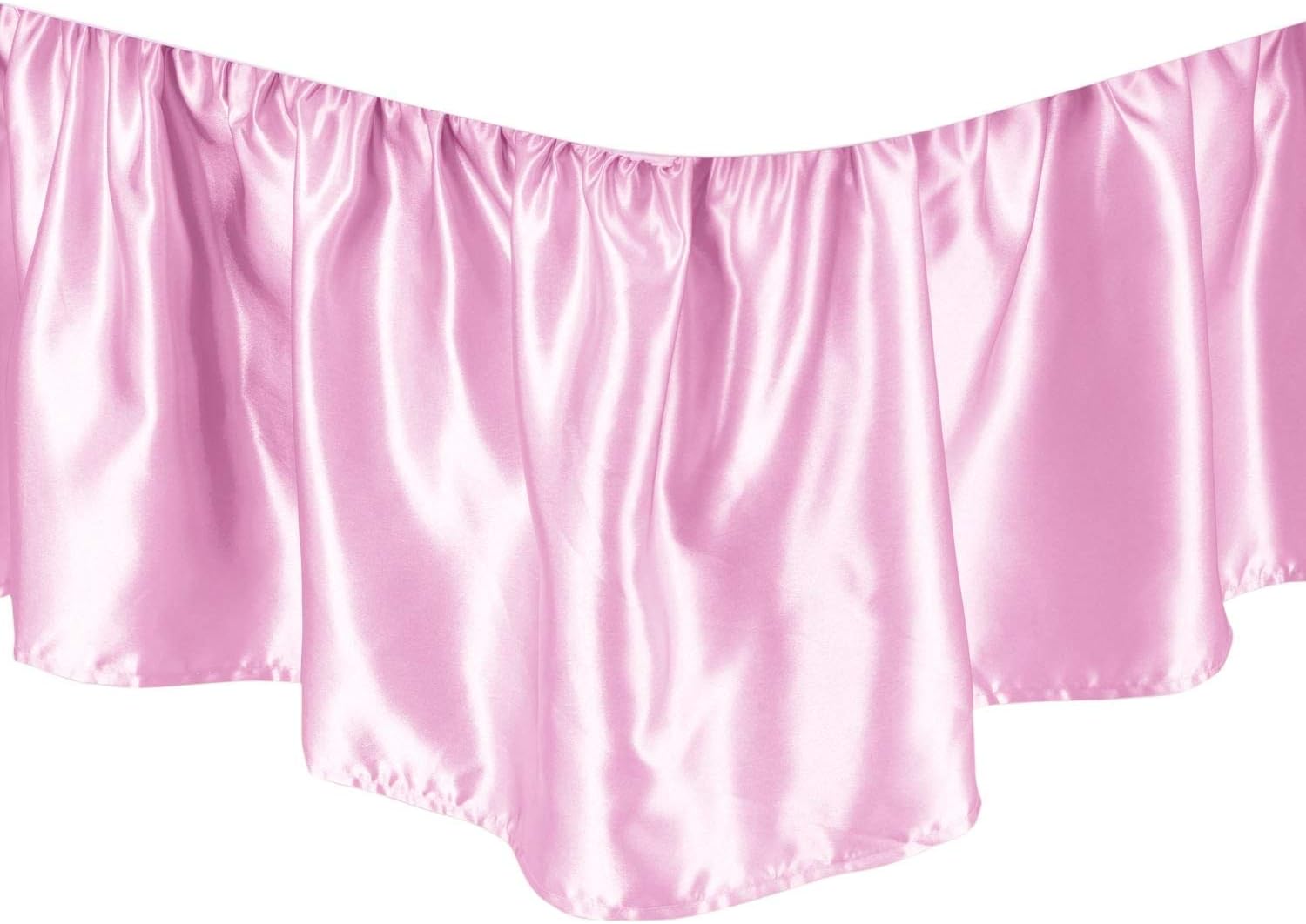 Pink King Platform Bed Skirt
