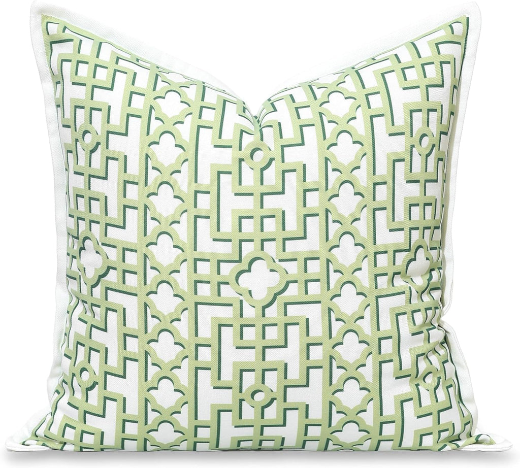 Green Trellis 20x20 Outdoor Pillow Cover