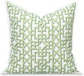 Green Trellis 20x20 Outdoor Pillow Cover